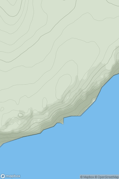 Thumbnail image for Cnoc na Croiche [Tongue to Wick and Helmsdale] showing contour plot for surrounding peak